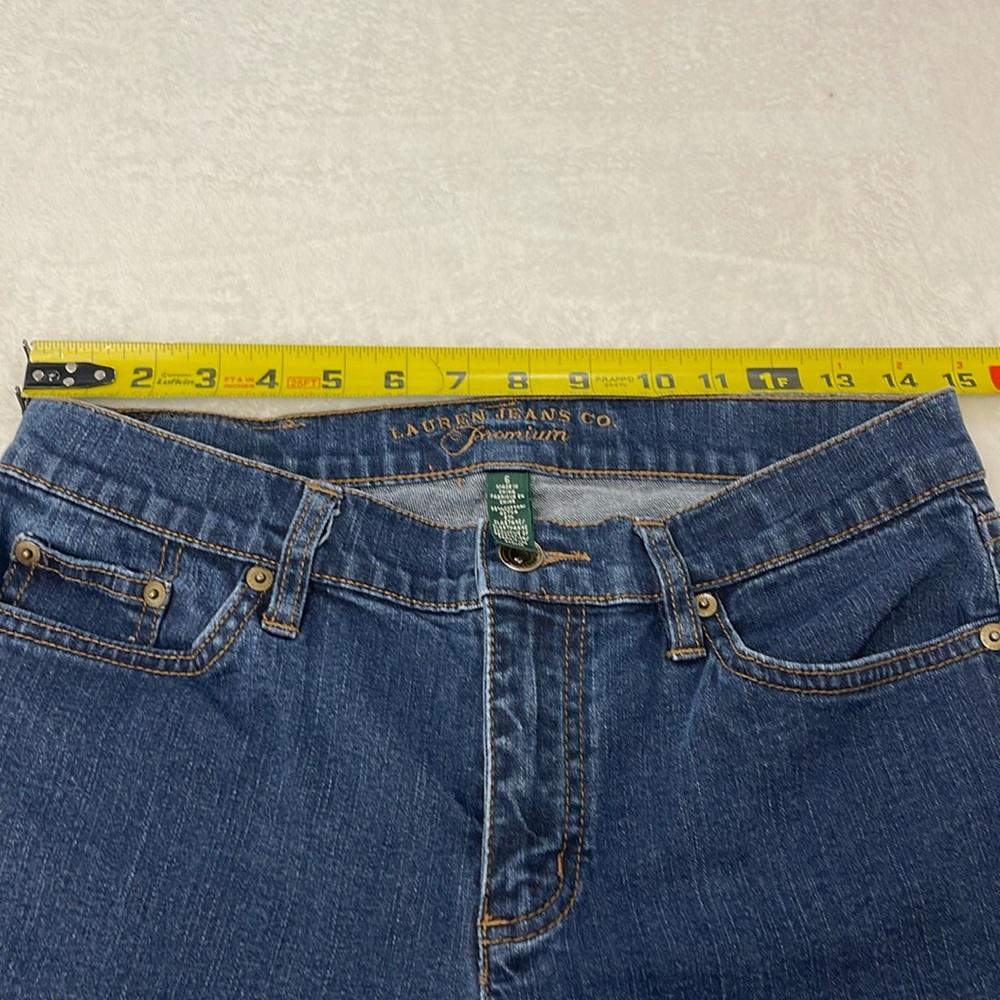 LAUREN JEANS CO. PREMIUM WOMENS SIZE 6 Blue Denim Jeans - Picture 2 of 7